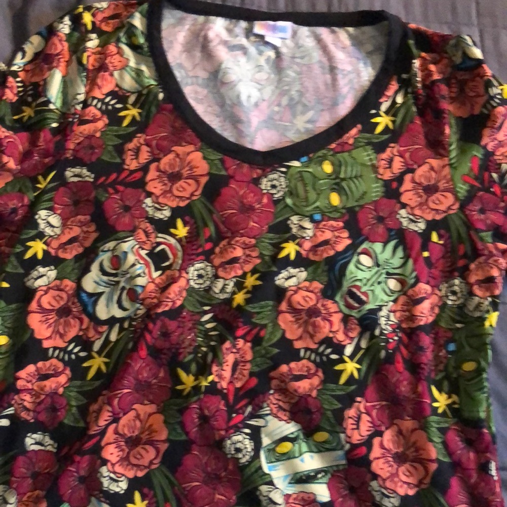Lularoe Halloween Monsters Tee